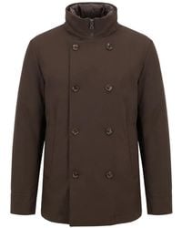 Montecore - Double-Breasted High-Neck Jacket - Lyst
