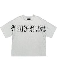Purple Brand - Logo-Print Textured-Jersey T-Shirt - Lyst