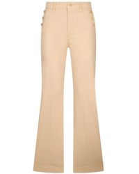 Liu Jo - Ausgestellte Hose Mit Logo-Knöpfen - Lyst