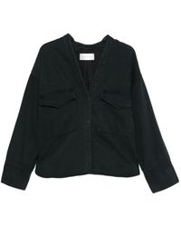 Christian Wijnants - Pocketed V-Neck Denim Jacket - Lyst
