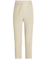 Issey Miyake - Monthly Colors May Pleated Straight-Leg Trousers - Lyst