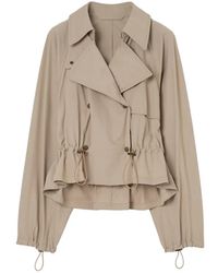 Burberry - Detachable-Hood Stretch-Nylon Jacket - Lyst