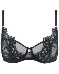 Aubade - After Midnight Floral-Embroidered Bra - Lyst