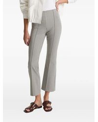 Vince - Niki Gingham Flared Trousers - Lyst