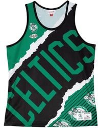 Mitchell & Ness - Jumbotron 2.0 Celtic Round-Neck Tank Top - Lyst