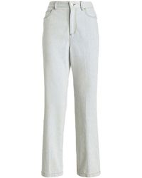 Etro - Cropped-Jeans mit hohem Bund - Lyst