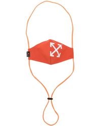 Off-White c/o Virgil Abloh - Arrows-Print Face Mask - Lyst