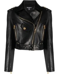 Balmain - Biker' Jacket - Lyst