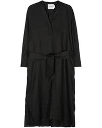 Closed - Belted Linen Dress - Lyst