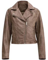 Guess - Quilted-Panel Notched-Lapel Jacket - Lyst