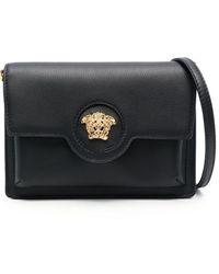 Versace - Mini La Medusa Leather Pocket Crossbody Bag - Lyst