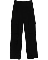 Erika Cavallini Semi Couture - Pantalon À Poches À Rabat - Lyst