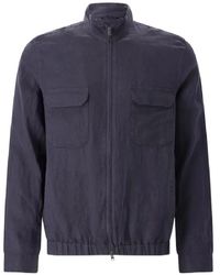 Herno - Zip-Up Linen Jacket - Lyst