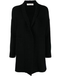 Lamberto Losani - Open-front Virgin Wool-blend Cardigan - Lyst