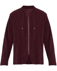 Homme Plissé Issey Miyake - Quarry Zip-Up Jacket - Lyst