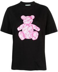 Aries - T-Shirt mit Teddybär - Lyst