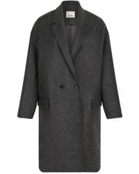 Isabel Marant - Abrigo de lana con doble botonadura - Lyst