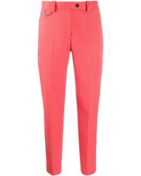 Calvin Klein Pantalones de traje con talle bajo - Naranja
