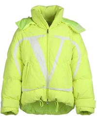 Valentino Garavani - Logo-Print Hooded Jacket - Lyst