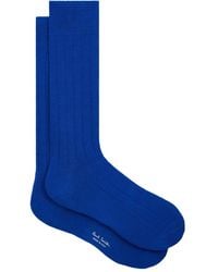 Paul Smith - Ribbed Cotton Socks - Lyst