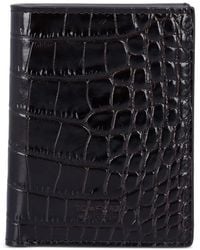 Tom Ford - Croc Leather Cardholder - Lyst