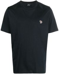Paul Smith - Zebra Logo-patch T-shirt - Lyst