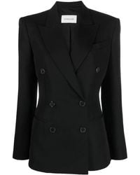 ARMARIUM - Myra Double-Breasted Wool Blazer - Lyst