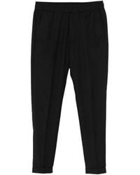 Pmds - Elasticated-Waist Turn-Up Trousers - Lyst