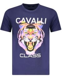 Roberto Cavalli - T-Shirt À Logo Imprimé - Lyst
