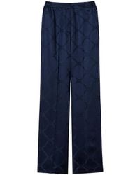 Twinset - Oval T-Jacquard Palazzo Pants - Lyst