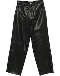 Rohe - Baggy Leather Trousers - Lyst