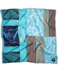Versace - Schal Aus Seidentwill Mit Print 90Cm - Lyst