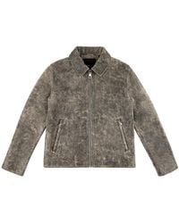 Purple Brand - Veste Wordmark En Cuir - Lyst