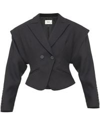 Nissa - Blazer À Épaules Structurées - Lyst