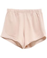 Baserange - Ran Ribbed-Trim Elasticated Shorts - Lyst