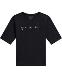 agnès b. - Brando Cotton T-shirt - Lyst