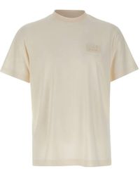 EA7 - Logo-Print Crew-Neck T-Shirt - Lyst