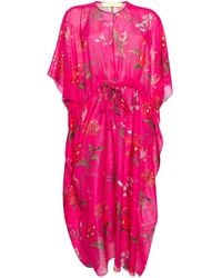 Erdem - Floral-print Cotton-blend Dress - Lyst