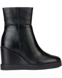 Geox - 90Mm Wedge Ankle Boots - Lyst