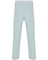 Homme Plissé Issey Miyake - Color Pleats Straight-leg Trousers - Lyst