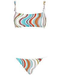 Missoni - ジグザグニット ビキニ - Lyst