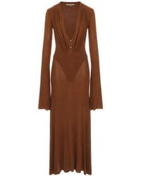 MANURI - Suki Ruched-Detail Maxi Dress - Lyst