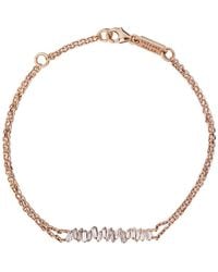 Suzanne Kalan - 18Kt Rose Diamond Bracelet - Lyst