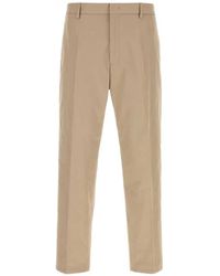 Jil Sander - Pressed-Crease Straight-Leg Trousers - Lyst