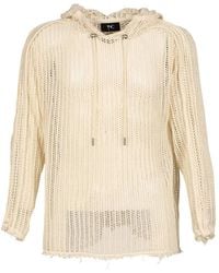 THUG CLUB - Mesh-Knit Distressed Hoodie - Lyst