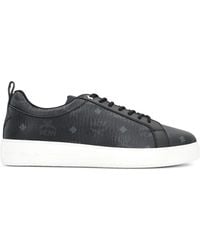 MCM - Visetos Logo Print Sneakers - Lyst