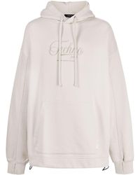 FIVE CM - Terry Embroidered Cotton Hoodie - Lyst