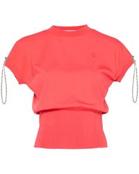 Coperni - Logo-Embroidered Drawstring T-Shirt - Lyst