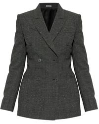 McQueen - Chaqueta De Lana Con Doble Botonadura - Lyst