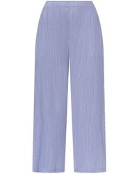 Pleats Please Issey Miyake - Hose Mit Bundfalten - Lyst